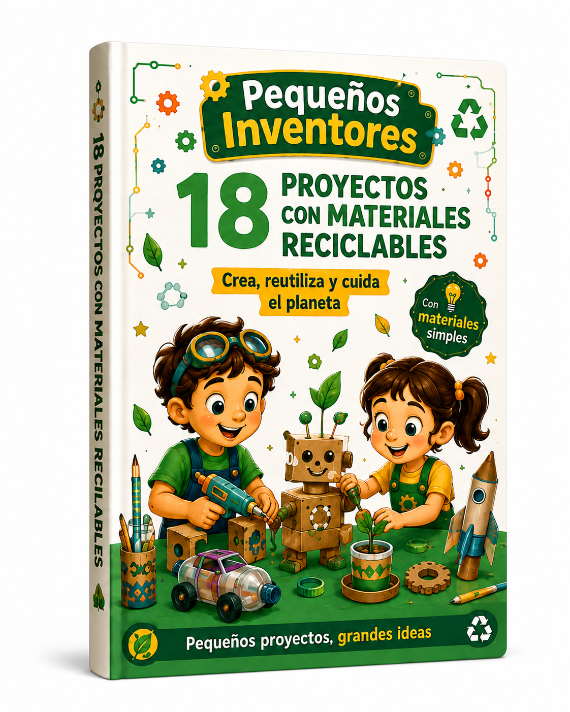 Libro 18 Proyectos con Materiales Reciclables